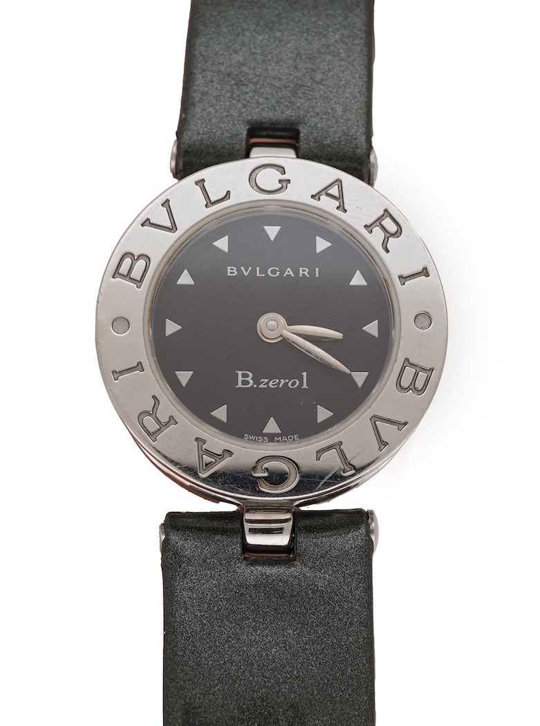 A lady's recent stainless steel Bulgari B-zero 1 quartz wrist watch